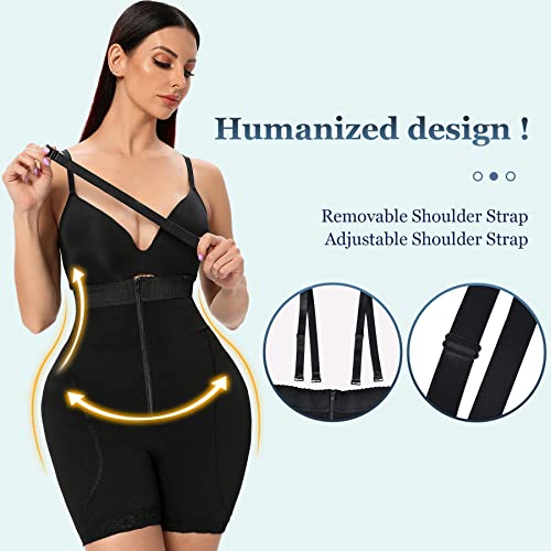 Eesim Women Shapewear Butt Lifter Shaper Panties With Tummy Control High Waist Hip Padded Enhancer Booty Lifter Shorts Black #TOP5