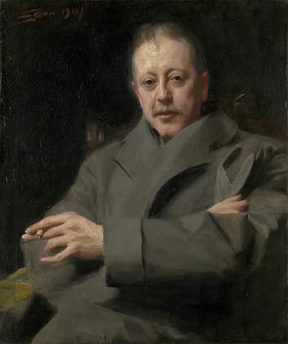 Affiche portrait d'un homme Anders Zorn pour créer un salon élégant