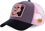 BLUMA Men's Anime Cartoon Baseball Trucker Cap Snapback Hat Adult Women's Unisex Adjustable One Size (Buu Pink)