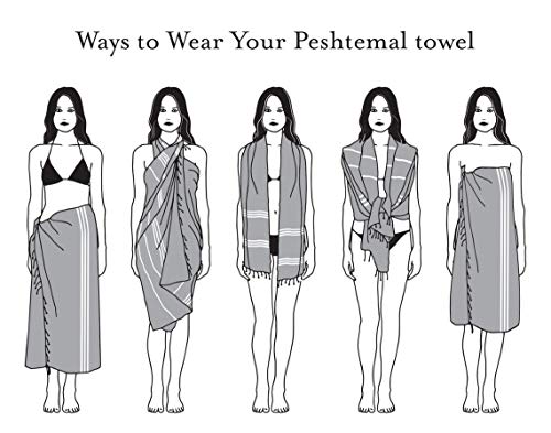 Ray Silver Herringbone Turkish Towel 100% Cotton Peshtemal Soft Feel 71X40(100X180 Cm) Light Weight Travel Camping Bath Sauna Beach Gym Pool Blanket Quick Dry Oversized Towels(Pistachio Green)… #TOP4