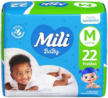 Mili Fralda Ultra Seca Jumbinho M 1X22