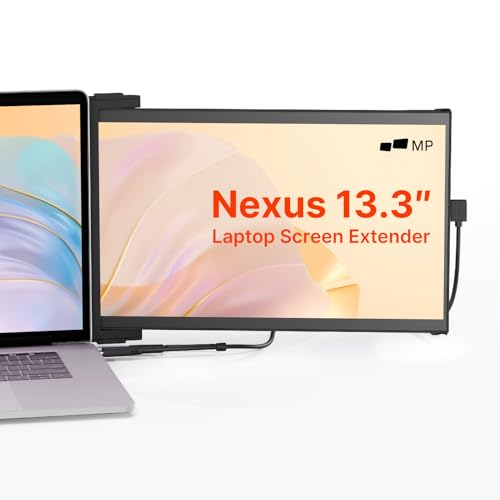 Image of MP Portable Monitor - 2026 Mobile Pixels Nexus 13.3 inch Laptop Screen Extender | IPS Ultra Slim Laptop Monitors, USB C /USB A /HDMI 1080P Monitor for 14 inch-17 inch Laptops, Windows /macOS /Android /Switch Compatible