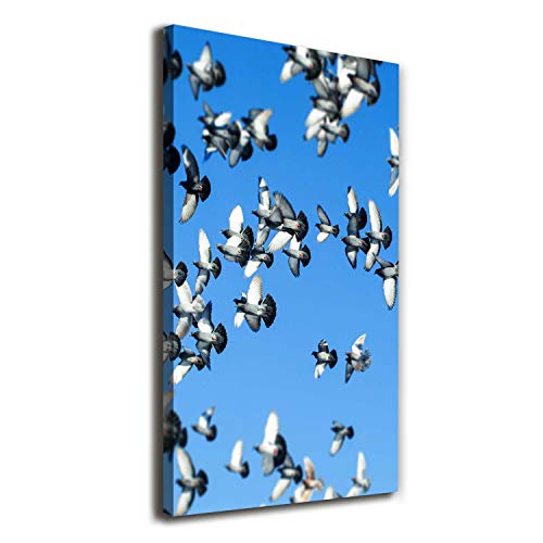 Tirages sur toile de prestige Tulup paysage de ciel bleu azur 60x120