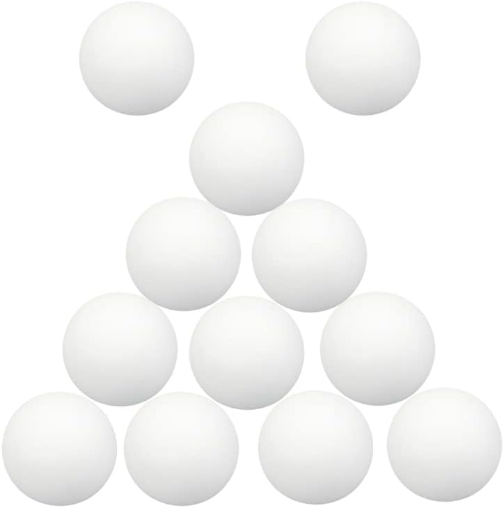 EVA Foam Balls for Kids Graffiti, Building Blocks,Creative Painting 12PCS (12White)