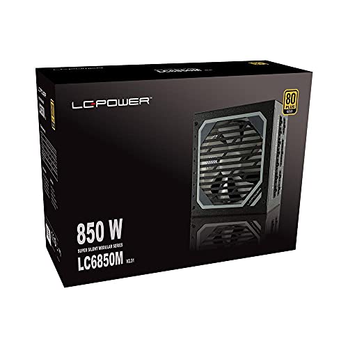 FUENTE DE ALIMENTACIÓN LC-POWER LC6850M V2.31 SUPER SILENT MODULAR 850W 80+ GOLD RETAIL - Alimentatore - Immagine 7