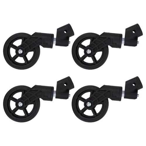 Roulettes silencieuses pour chariot de courses roues pivotantes solides