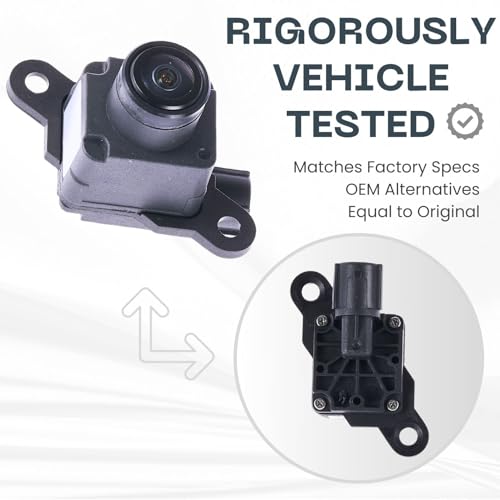 Image of Backup Camera Replaces for 2013-2017 Dodge Ram OE Part # 56038978AL, 56038978AB, 56038978AK, 56038978AJ, 56038978AI, 56038978AC, 56038978AD, 56038978AE, 56038978AF, 56038978AG, 56038978AH