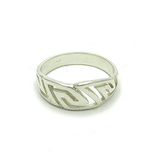 Bague en argent massif 925 meandres au quotidien chic et urbain
