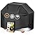 Aoretic Grill Cover, 58inch BBQ Gas Grill Cover, Waterproof,Anti-UV Material with Hook-and-Loop and Adjustable Rope for Weber Char-Broil Monument, Brinkmann Dyna-glo Nexgrill Megamaster MASTERCOOK