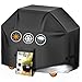 Aoretic Grill Cover, 58 inch BBQ Gas Grill Cover for Outdoor Grill, Charbroil Grill Cover Barbecue Waterproof, Anti-UV for Weber Char-Broil Monument, Dyna-glo Nexgrill Spun Polyester