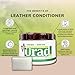 URAD Leather Conditioner 7oz (200g) Dark Brown – Superior Conditioning and Color-Restoration for Dark Brown Leather Shoes, Bags, Furniture, and More!