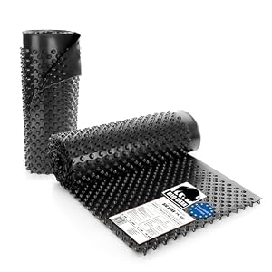 BigDean 2X Premium Noppenfolie für Hochbeete 0,5x20m Hochbeetfolie