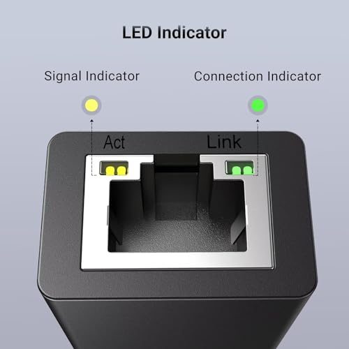 UGREEN Adaptador Ethernet Adaptador de rede USB para 10 100 Mbps Adaptador LAN com fio RJ45 para lap