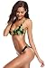SHEKINI Traje de baño con Tiras Cruzadas para Mujer Bikini Conjunto de...