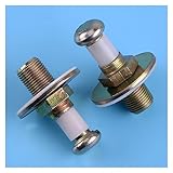 2. Farbe: Wie im Bild gezeigt 2 Stück Autotür Touch Latch Lock Striker Pin 357837034 Fit for Volkswagen Fit for Golf Fit for Jetta Fit for Passat Fit for Polo Fit for Scirocco Fit for Corrado Fit for Transporter Fit for Audi
