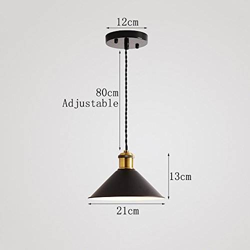 Lámpara colgante nórdica creativa de 1 luz para iluminación de comedor 7