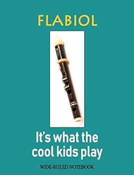 Flabiol: It's What the Cool Kids Play : Wide-Ruled Notebook