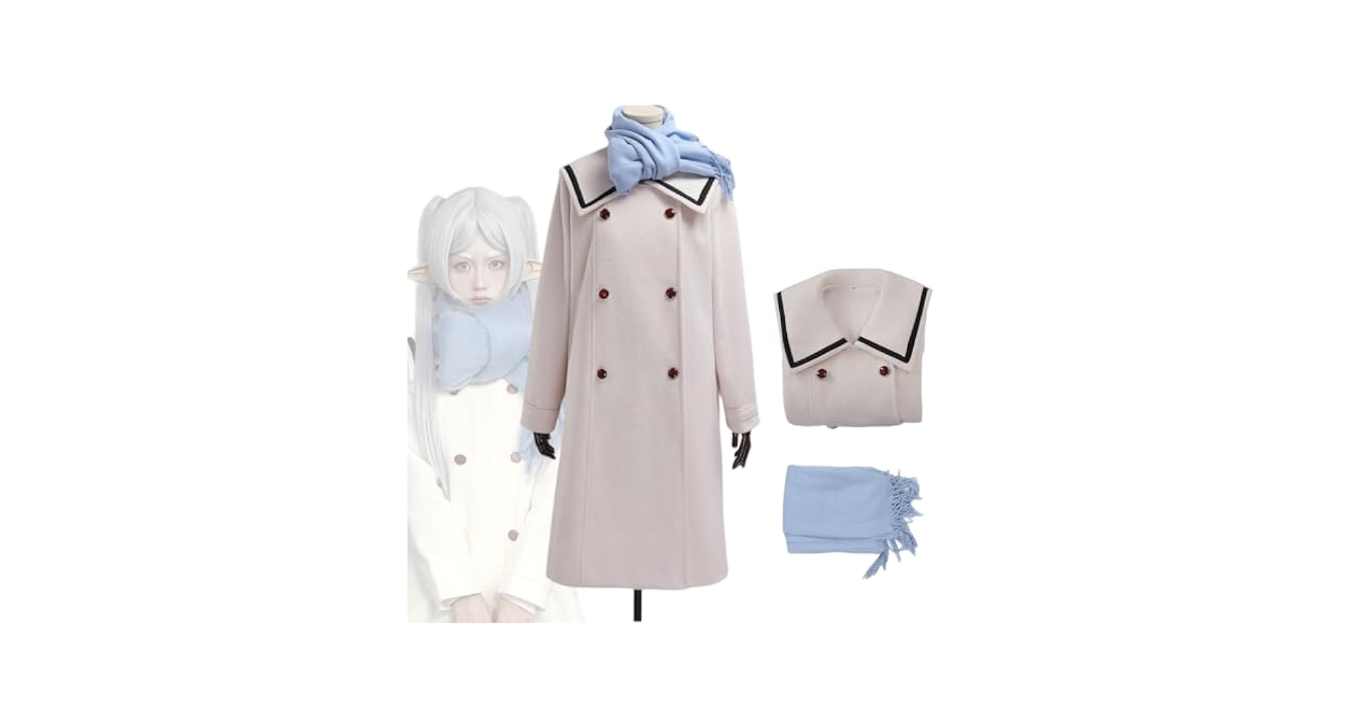 Amazon.co.jp: [Plazhen] フリーレン コスプレ衣装 冬服