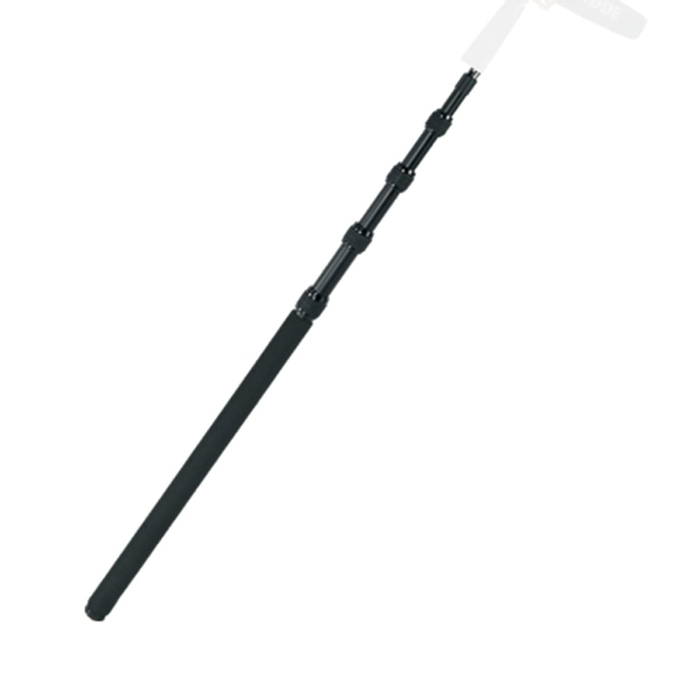 E-Image BC06 6ft Carbon Fiber Microphone Extension Telescopic Boom Pole with Cover for Recording, Interview, Filming (Black)