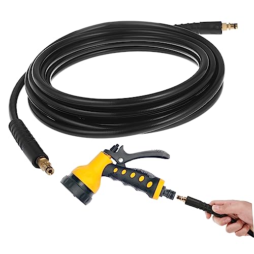 HAPINARY High-Pressure Washer 6m Extension Hose Replacement for K1-k7 Series Flexible Durable Rubber Hose