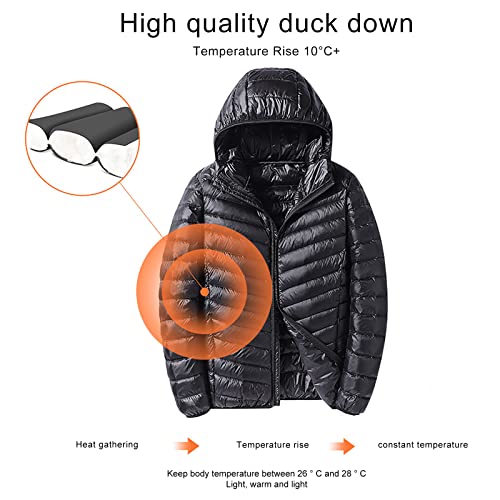 Men's Puffer Jacket Winter Lightweight Coat for Snow Ski Traveling Windproof Down Jacket Quilted Thicken Down Coat4