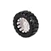 Imagen de Rueda de goma con orificio en D K346, 43x19x3mm