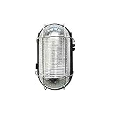 Aplique Estanco 100W Oval Rejilla Metalica Medidas: 17.5X8.5 Cm - 8425998340006