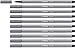 Price comparison product image Premium Felt Tip Pen - STABILO Pen 68 - Box of 10 - Dark Grey