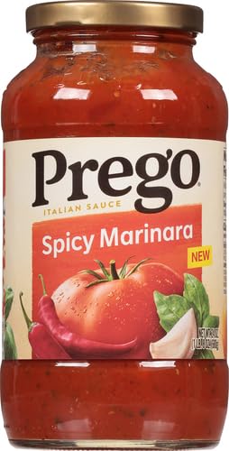 Image of Prego Spicy Marinara Pasta Sauce, 24 oz Jar (Pack of 4)