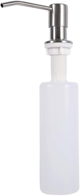 NA Kitchen Soap Dispenser Sink Soap Dispenser 250 ml Stainless Steel Dish Liquid Dispenser for Kitchen Sink Bathroom Dish Lotion Sink
