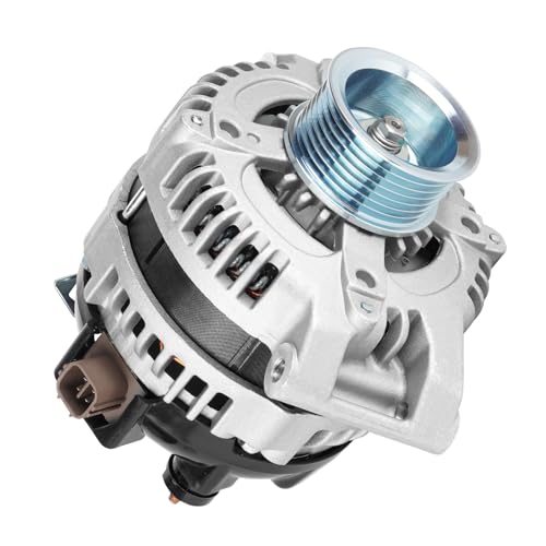 13980N New Alternator Fit for Honda Accord 03-07 2.4L, for Civic 06-11 2.0L,for CR-V 07-11 2.4L, for Element 03-11, for Acura CSX 06-08, for TSX 04-08, 2.4L 2L, Replace for 104210-3290 104210-3291