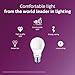 Philips LED Flicker-Free Frosted Dimmable A19 Light Bulb - EyeComfort Technology - 450 Lumen - Soft White (2700K) - 5W=40W - E26 Base - Ultra Definition Old Version - Indoor - 16-Pack