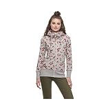 Ragwear Damen Sweatjacke Kapuzensweatjacke Jacke Neska Cherry Zip, Farbe:Grau, Größe:XL, Artikel:-3003 Light Grey