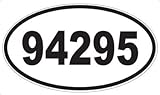 US Decal, Inc. Number 94295 Oval Sticker