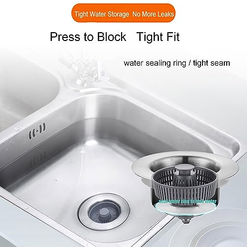 Colador para desagüe de cocina 3 en 1 miniatura 4