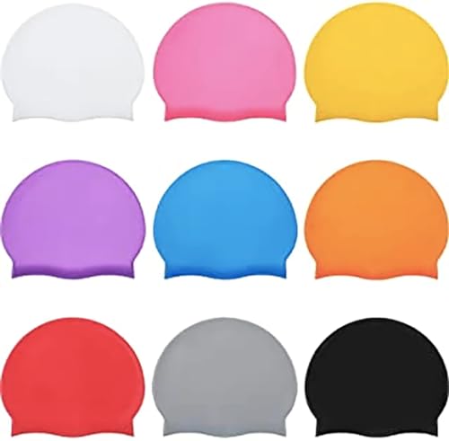 Image of Swimming Cap for Girls and Boys for Swimming Costumes (Free Size, Swimming Cap)