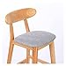 Star firm Nordic Solid Wood Bar Stołek Krzesło Strona główna Stołek Wypoczynek Restauracja High Stool Krzesło Nowoczesne Minimalistyczny Bar Krzesło (Color : 2)
