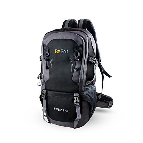 BeGrit Hiking Backpack Backpacking Bag Sport Daypack 40 Liter for Camping Travelling Outdoor Mountaineering