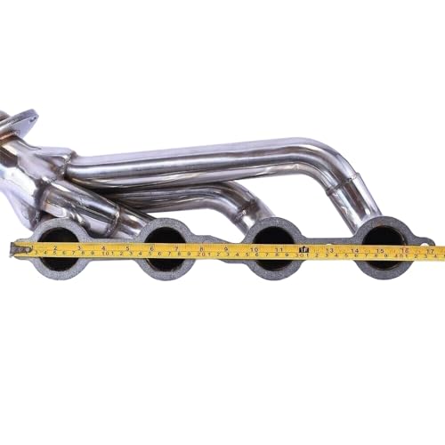 SDonestep Stainless Steel Exhaust Header Manifold For 2000-2006 4.8L 5.3L V8 Chevy GMC Avalanche Silverado Sierra Tahoe Yukon 1500 2500 SS US - Thumbnail 3