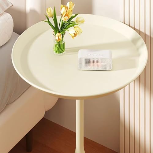 Mesa de sofá redonda crema francesa para salones de estilo clásico 5