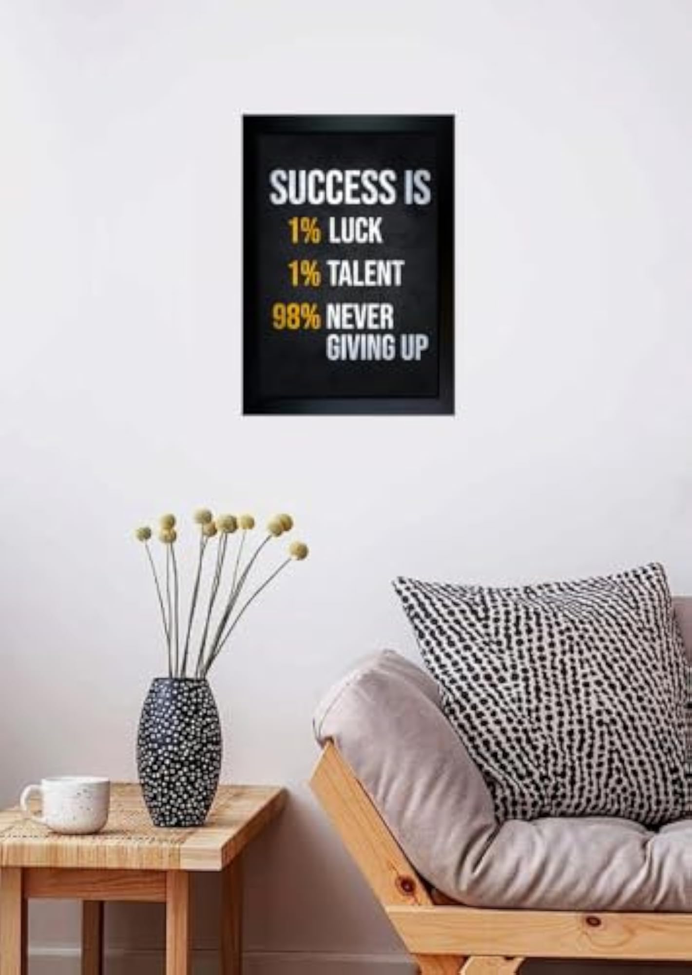 Motivational Quotes Wall Frames, Inspirational Framed Posters