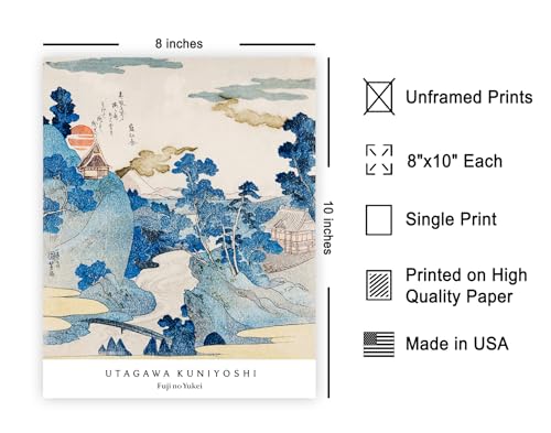 Poster Master PM002899-08X10 Vintage Traditional Poster - Illustration Print - Fuji No Yukei thumb #1