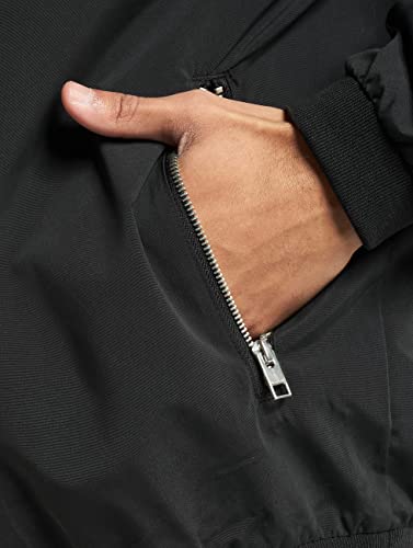 Jack & Jones Jjerush Bomber PS Noos Giacca, Nero