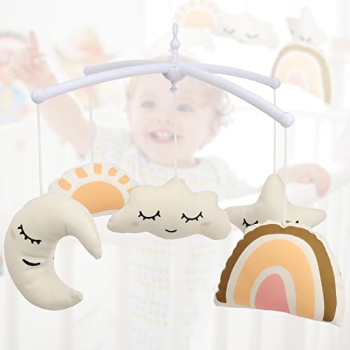 Baby Mobile For Crib With Crib Mobile Arm And Music Box - 3 Modes, 12 Soothing Lullabies, Volume Control, Easy Install, Portable Crib Mobile Motor - Perfect Nursery Toy For Newborns And Infants #TOP1