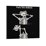 Black and White Wall Art Halloween Wall Art Dead Skull Wall Art Poster Canvas Painting Posters and P