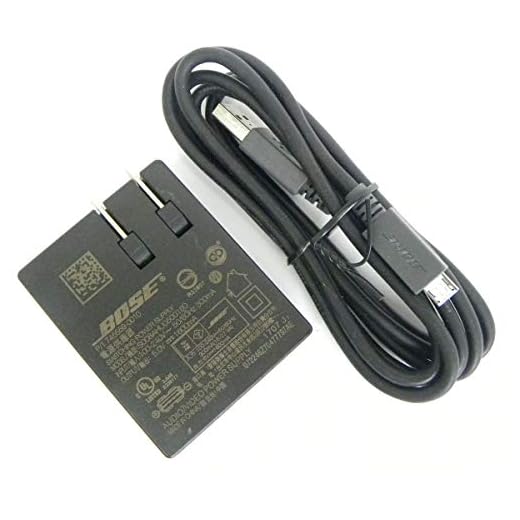 Bose SoundLink Revolve+ Speaker and Noise Masking Sleepbuds & Wall Adapter Charger 745559-0010 with 5 Ft Power Cord Cable