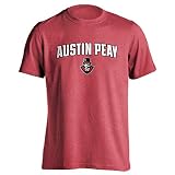 Sport Your Gear Austin Peay Governors Classic Arch Mascot Basic Collegiate Logo T-Shirt Red Heather XL