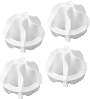 Hemoton 4 Pçs Bola De Lavanderia Lavar Roupas Bolas Secadora De Roupas Máquina De Lavar Coletor De Fiapos Gaxeta De Silicone Arruelas De Plástico Secadora De Plástico Bolas De Lavagem