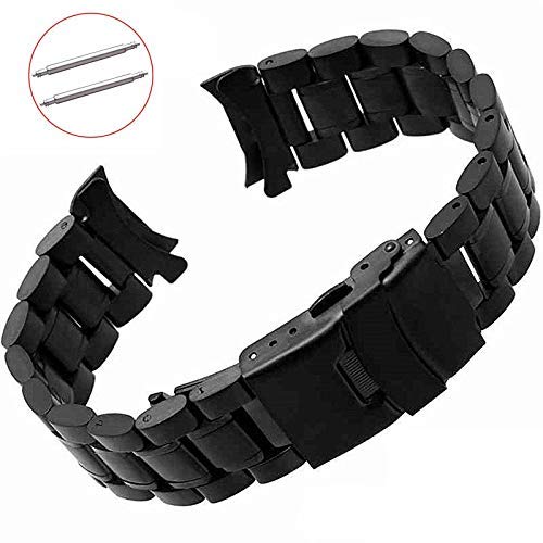 Correa de reloj 24 mm de acero inoxidable para sustituir bandas gastadas 2