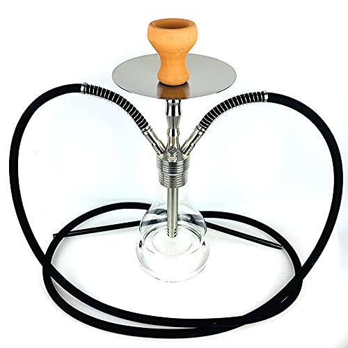 YUNZHIDUAN Glas Shisha Shisha Pipes Set, 2021 2 Schlauch Shisha Komplettset, Micro Modern Acryl Bubble Shisha mit… – Bild 8